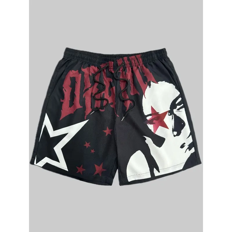 Belt Mens Fashion - Men's Summer Fashion Printed Shorts -