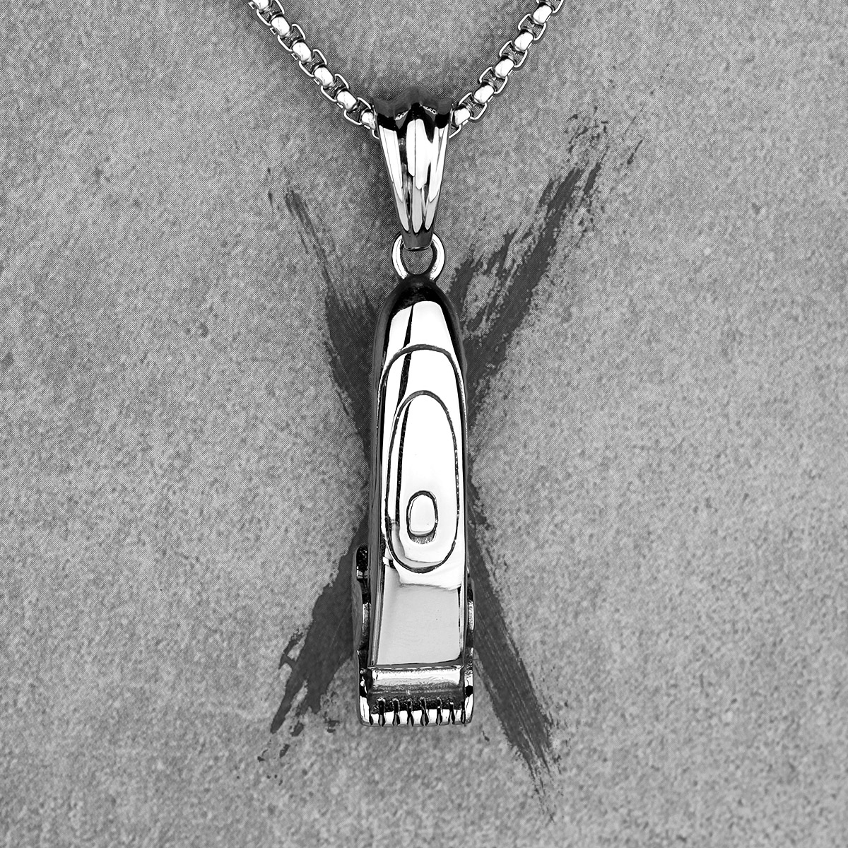Men'S Fashion Haircuts - Barber Shaver Haircut Mens Long Necklaces
