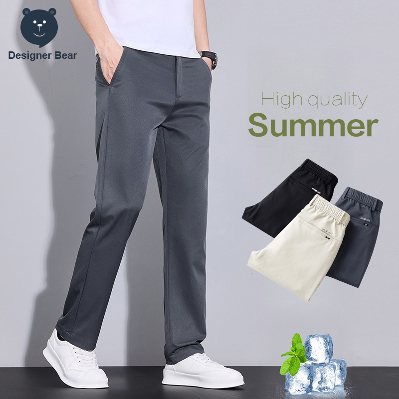 Chino Pants Men - Brand Clothing Summer Thin Casual Pants