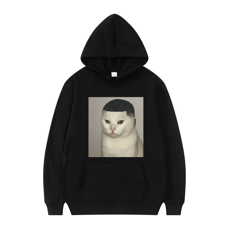Men'S Fashion Haircuts - Funny Haircut Unhinged Cat Meme Printed