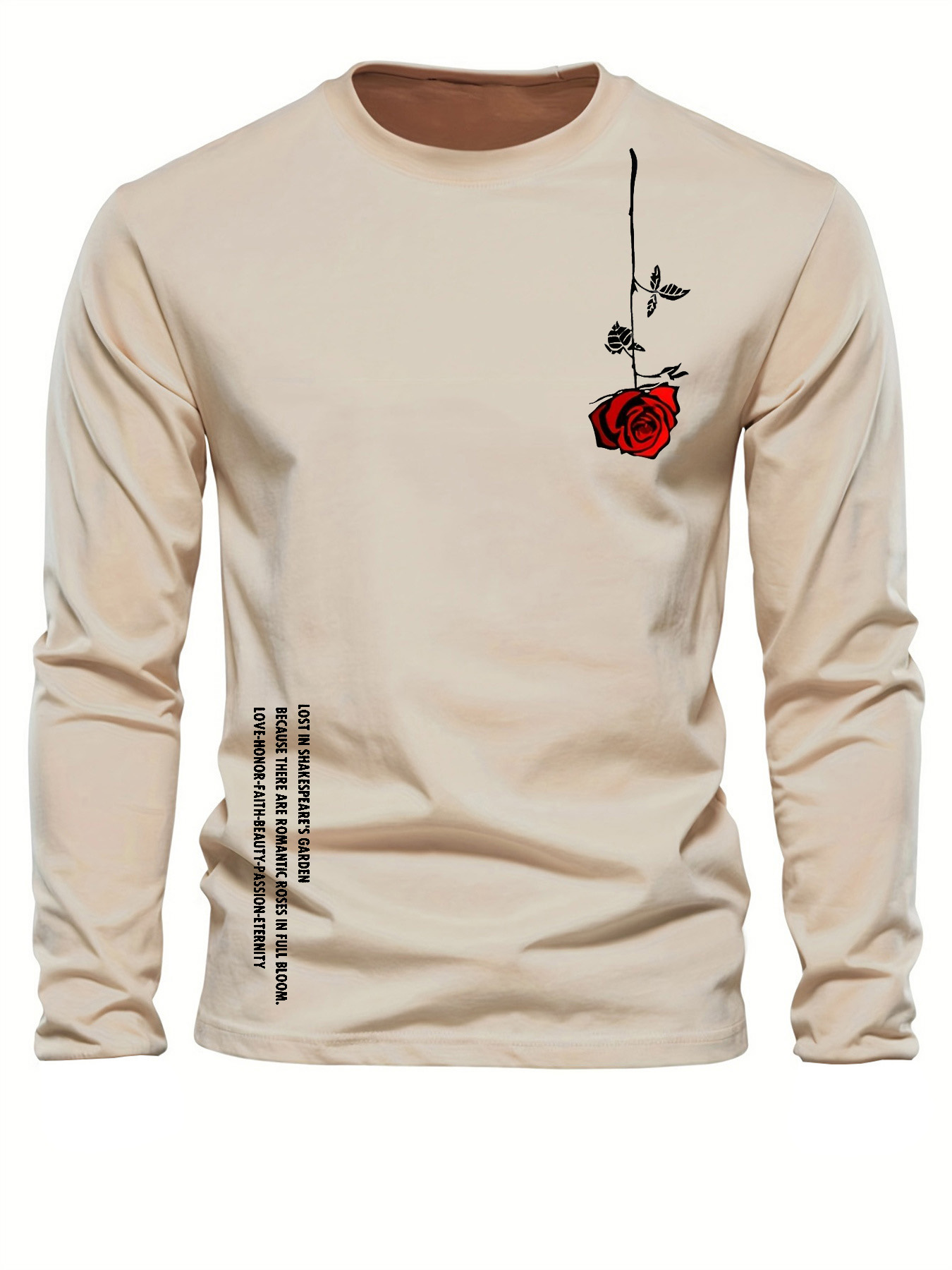 Men'S Fashion Undershirt - 100% pure cotton men's long sleeved