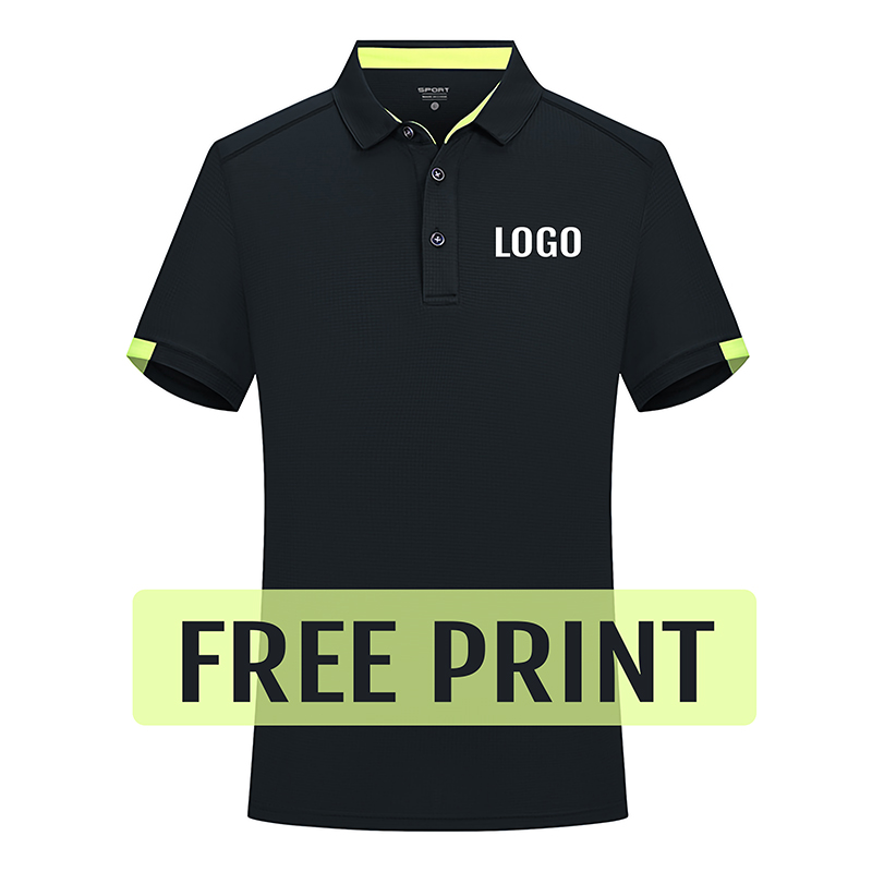 Men'S Fashion Polo - Summer Quick Drying Polos Free Printed