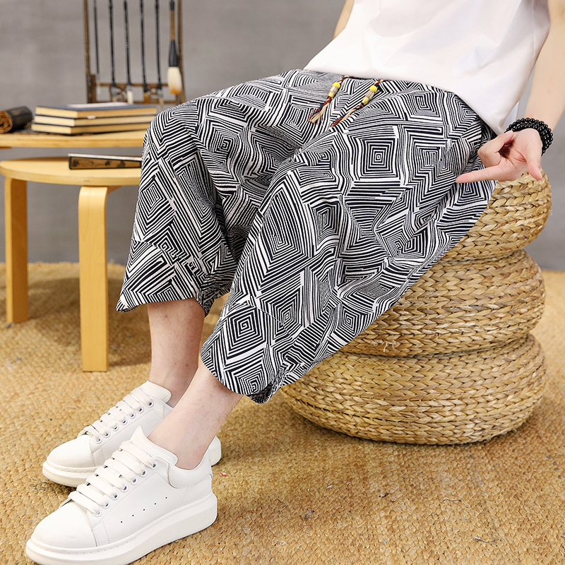 Men'S Fashion Linen Pants - 2026 Summer Men's Casual Loose Fashionable
