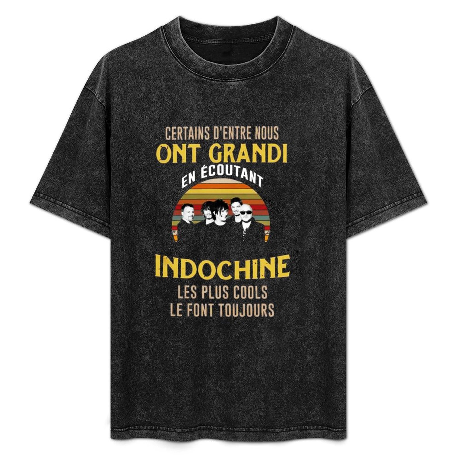 Men'S Fashion Genres - Best of Indochine band logo7 exselna