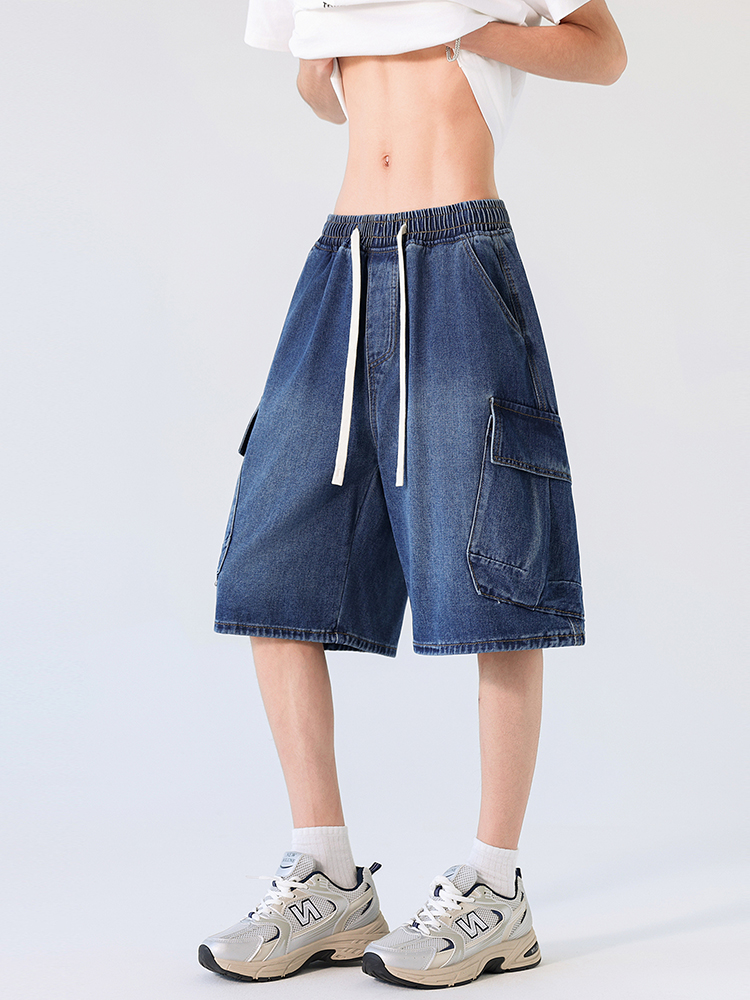 Mens Fashion Cargo Pants - Cargo Shorts Men Summer Baggy Multi-pocket