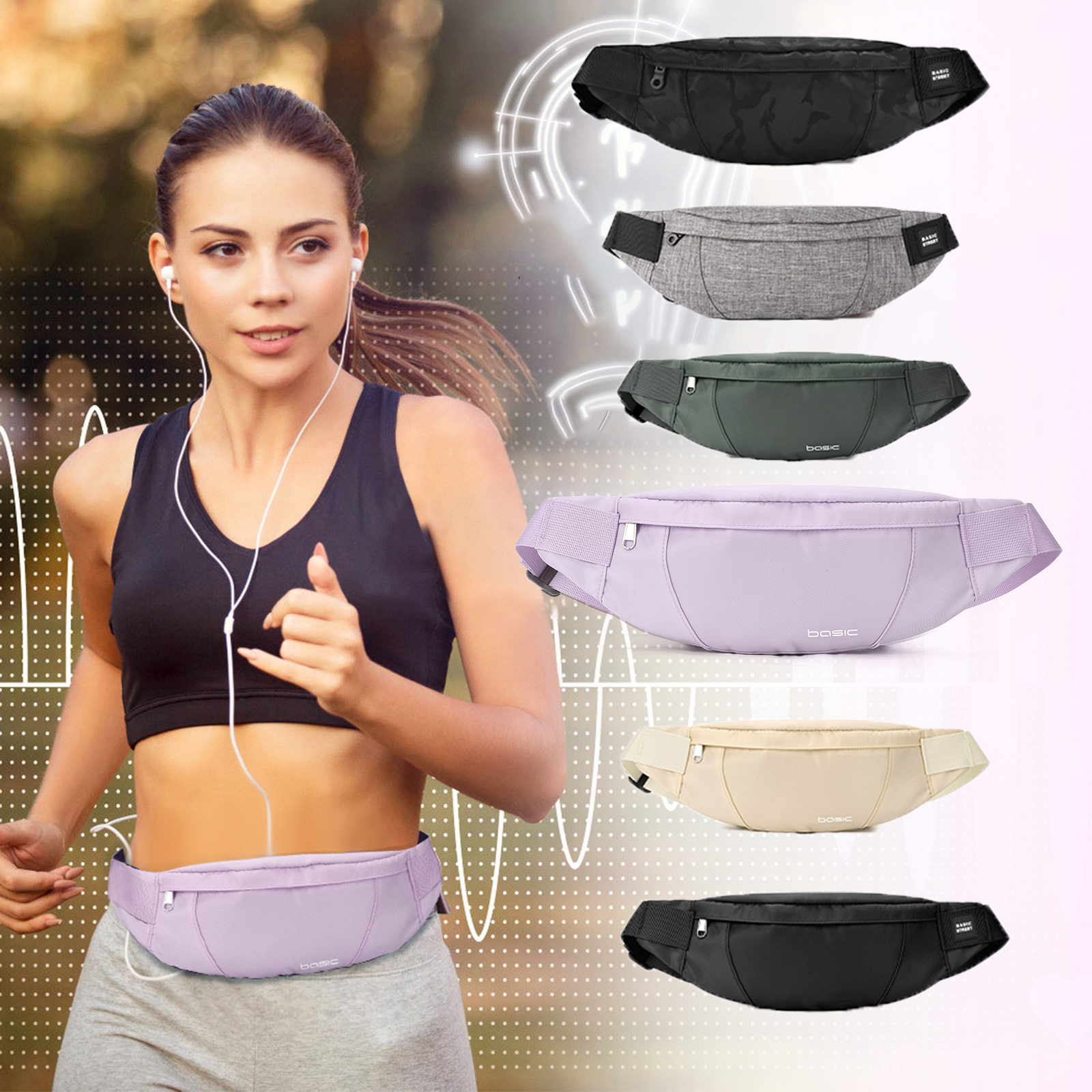 Belt Mens Fashion - Fashion Running Waist Bag Waterproof Sports
