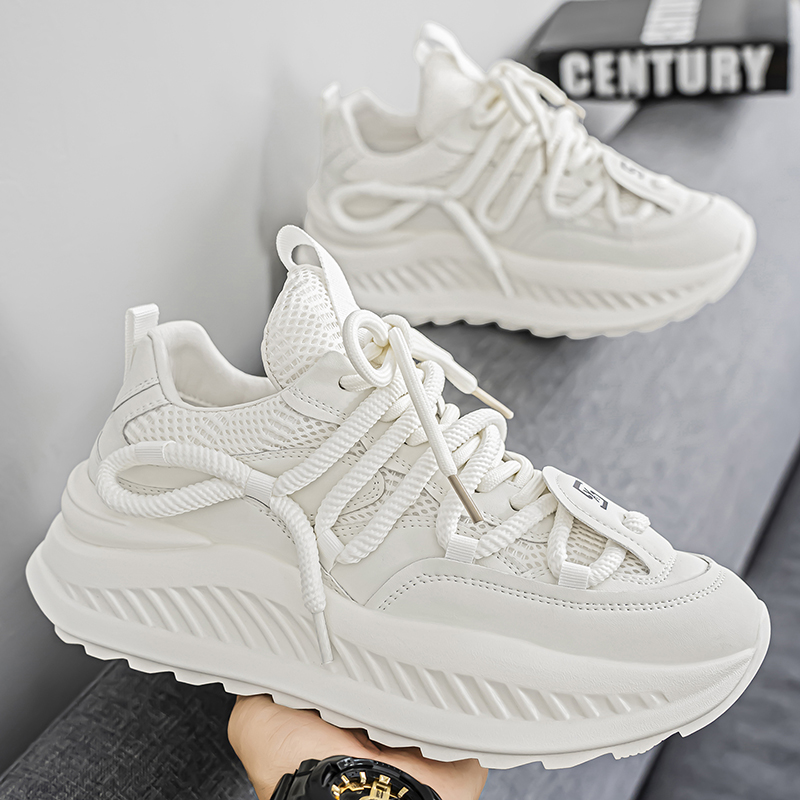 Mens Fashion Trainers 2025 - 2025 Streetwear Mens Platform Sneakers Fashion