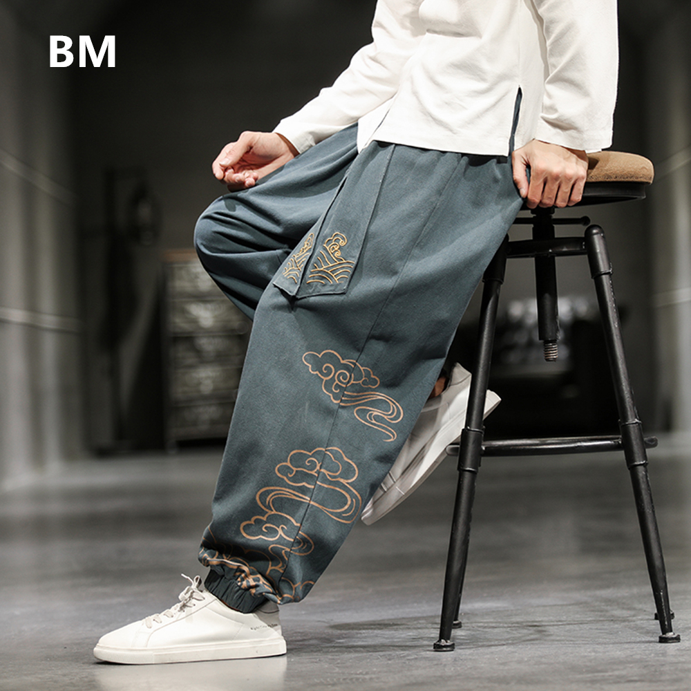 Chinese Style Retro Auspicious – Chino Pants Men recenzja i cena