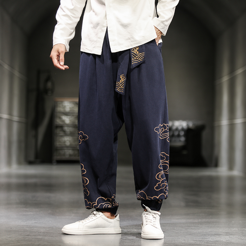 Chinese Style Retro Auspicious – Chino Pants Men recenzja i cena