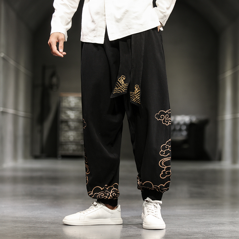 Chinese Style Retro Auspicious – Chino Pants Men recenzja i cena