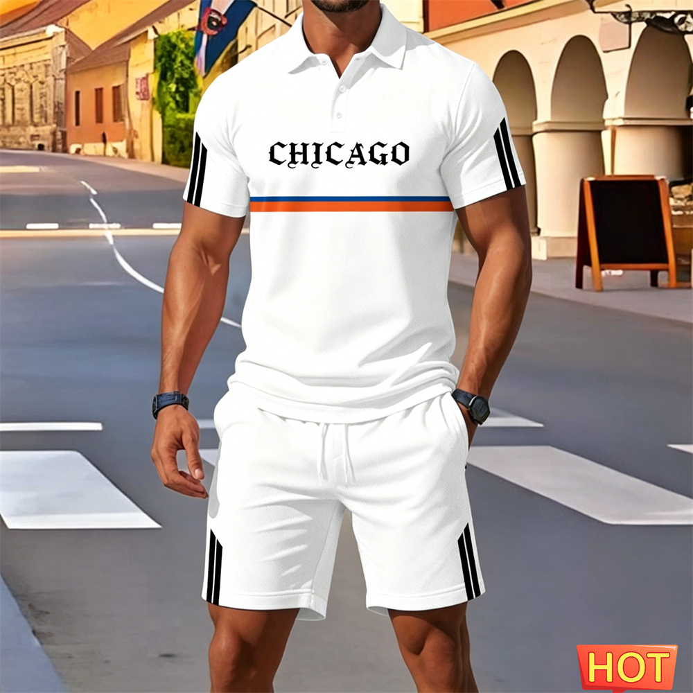 Summer man 2 piece outfits Men – Mens Fashion Zip Up recenzja i cena
