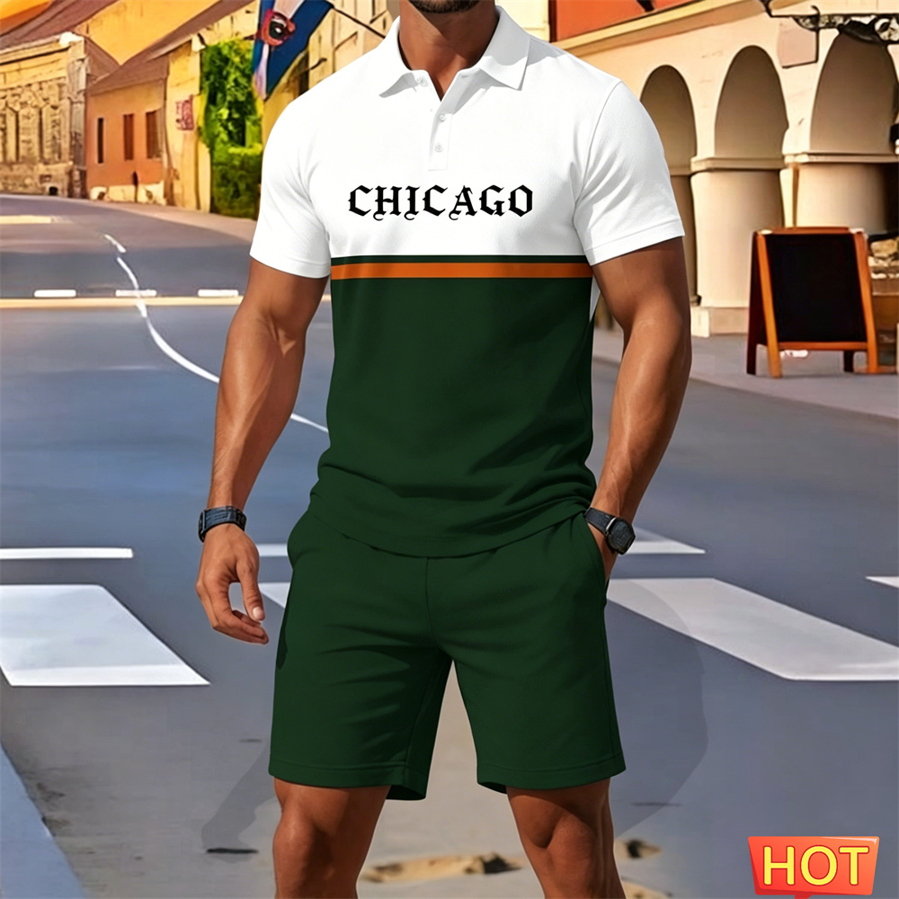 Summer man 2 piece outfits Men – Mens Fashion Zip Up recenzja i cena
