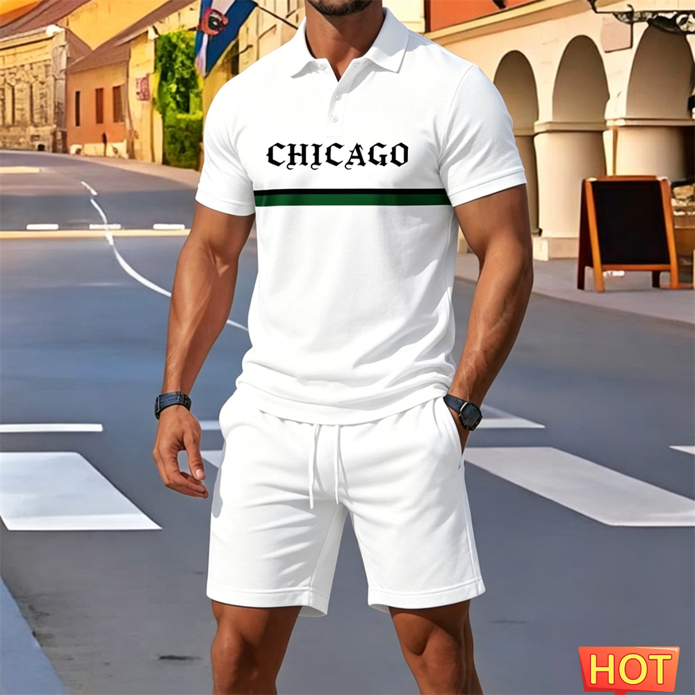 Summer man 2 piece outfits Men – Mens Fashion Zip Up recenzja i cena
