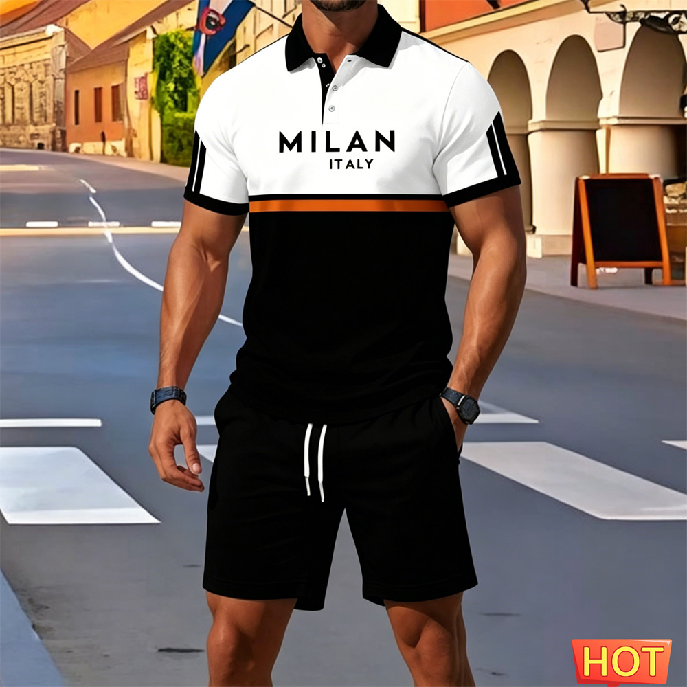 Summer man 2 piece outfits Men – Mens Fashion Zip Up recenzja i cena