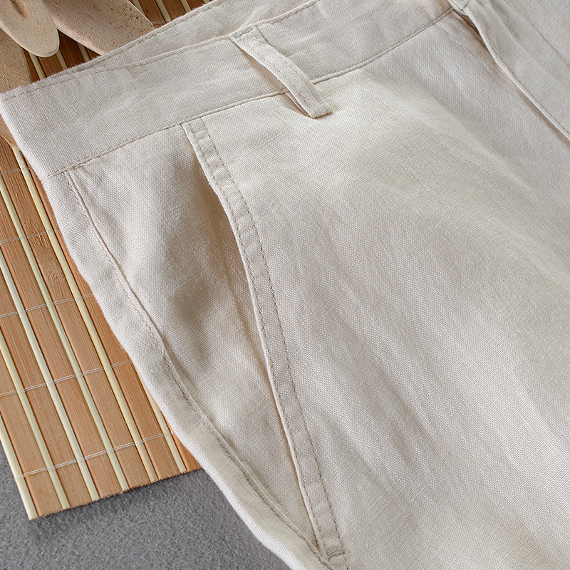 New Designer Pure Linen Fashio – Men'S Fashion Linen Pants recenzja i cena