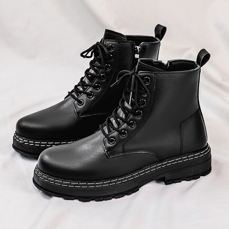Men's 4-Season Black Patent Le – Mens Fashion Modern recenzja i cena