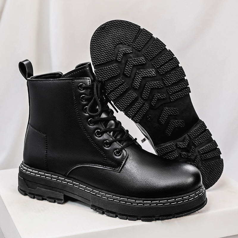 Men's 4-Season Black Patent Le – Mens Fashion Modern recenzja i cena