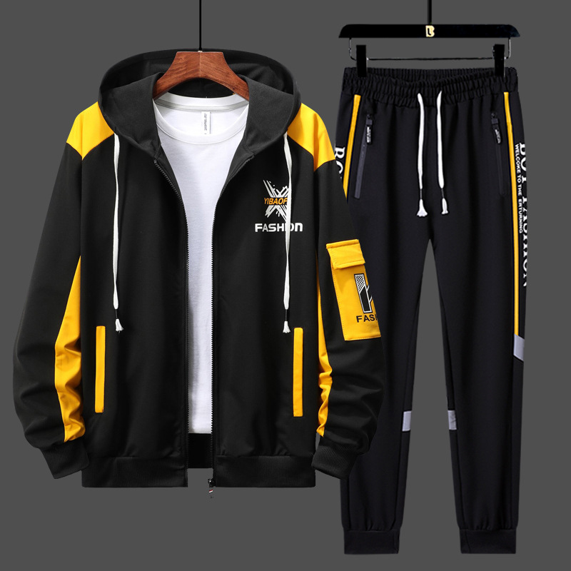 2026 Casual Sports Suit Men Sp – Mens Fashion Zip Up recenzja i cena
