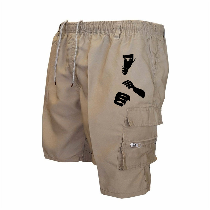 Fashion Print Workwear Shorts  – Mens Fashion Cargo Pants recenzja i cena
