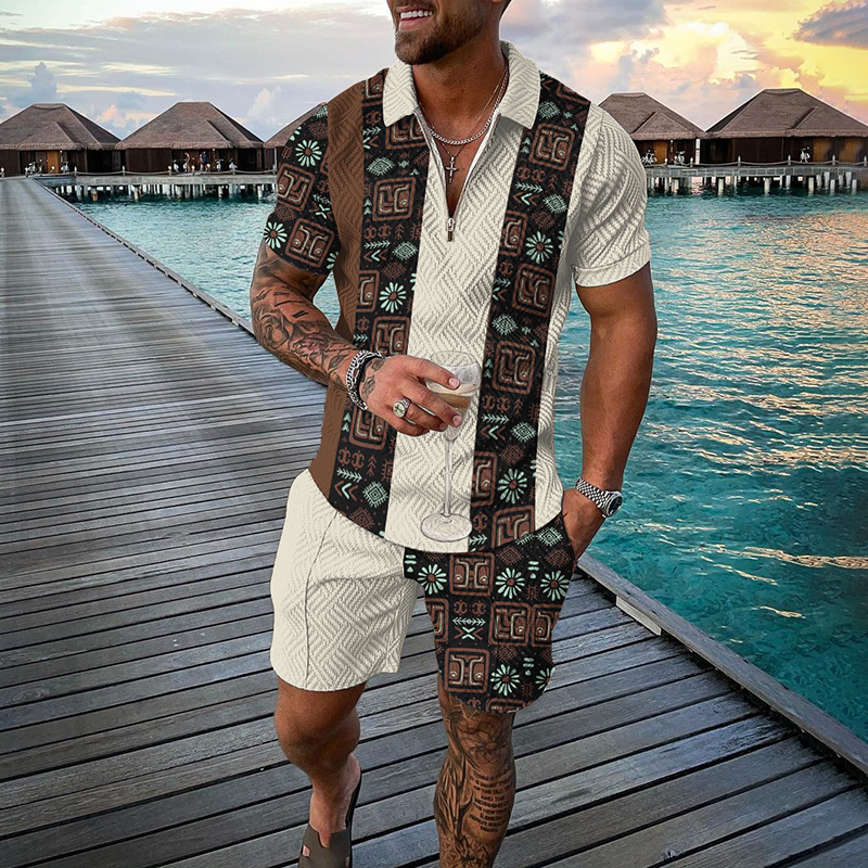 3D Print Nationality Style Men – Men'S Fashion Polo recenzja i cena