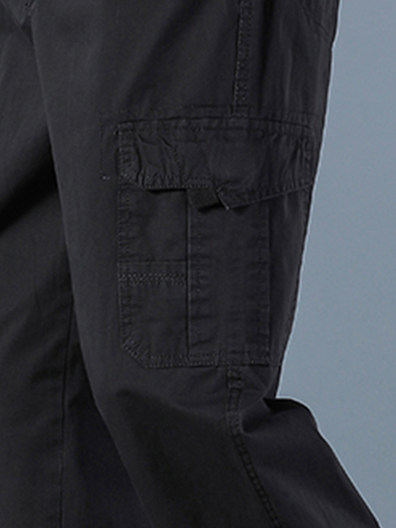 Men's 100% Cotton Straight Bla – Mens Fashion Cargo Pants recenzja i cena