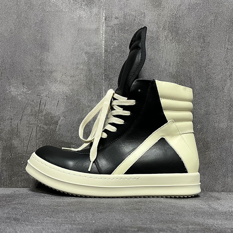 Men‘s High Top Shoes Women Lea – Mens Fashion Modern recenzja i cena