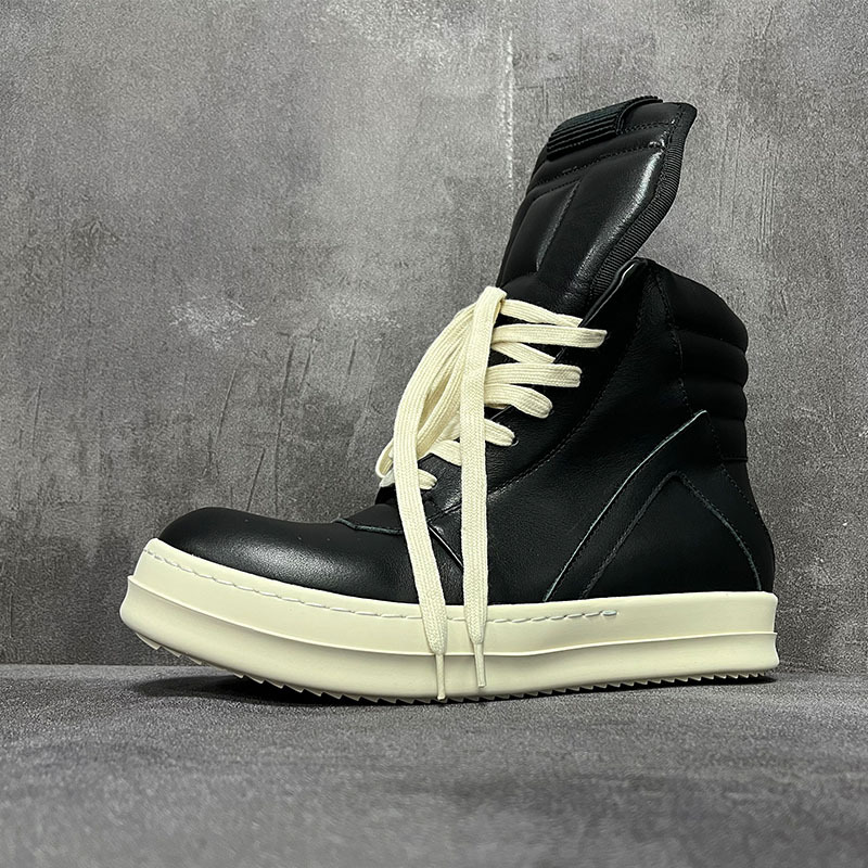 Men‘s High Top Shoes Women Lea – Mens Fashion Modern recenzja i cena