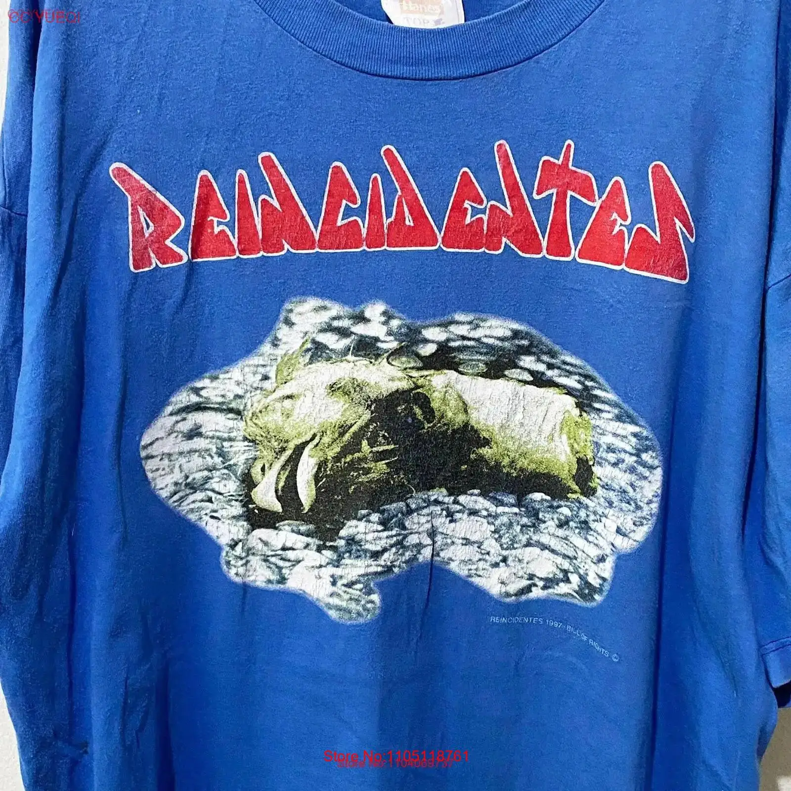 Vintage 1997 Reincidentes Band – Xl Men'S Fashion recenzja i cena
