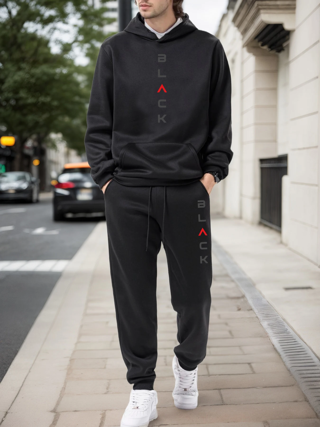 Fashion Mens Tracksuit Casual  – Men'S Fashion Clothing recenzja i cena