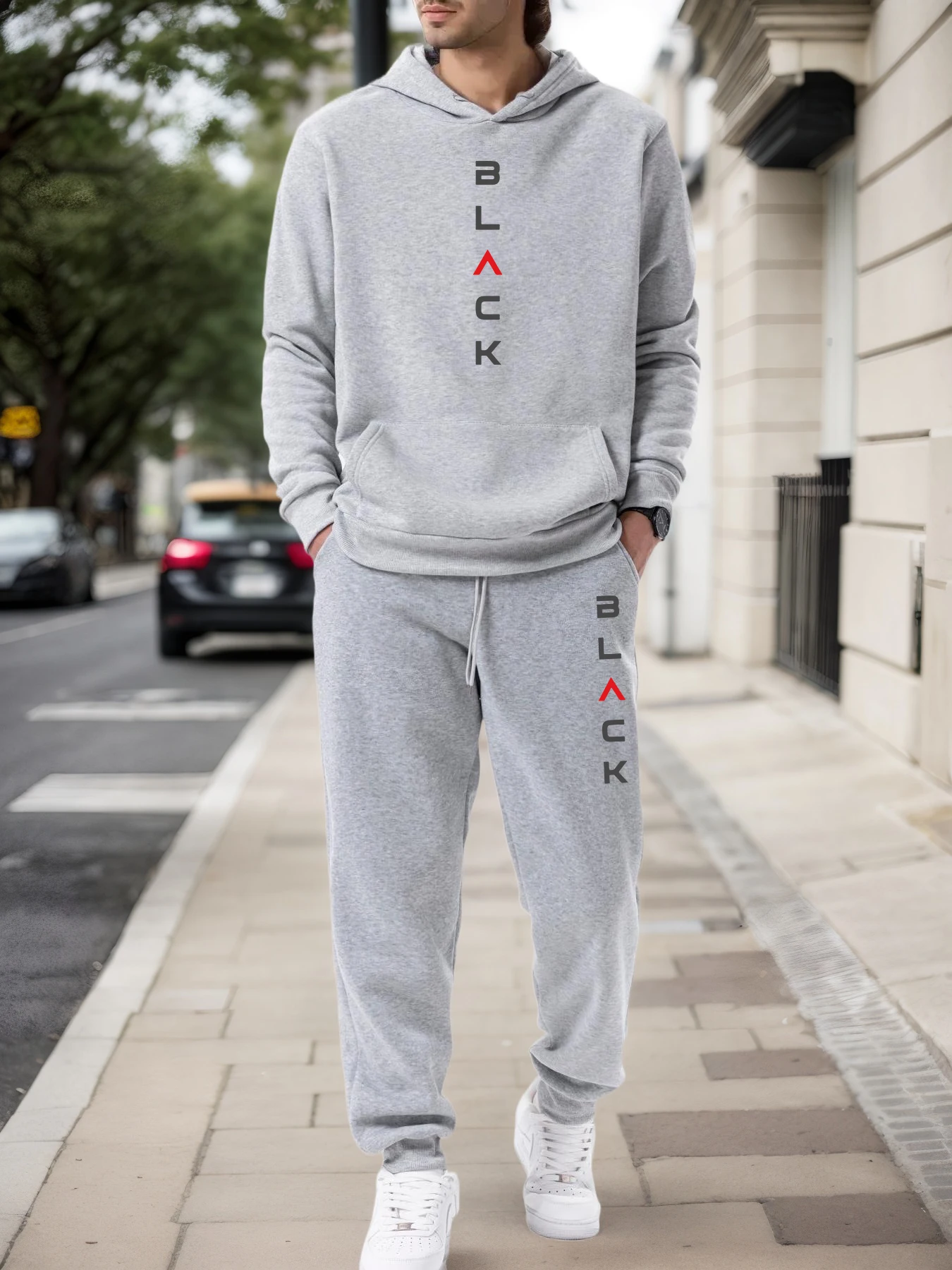 Fashion Mens Tracksuit Casual  – Men'S Fashion Clothing recenzja i cena