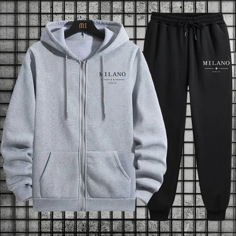 Spring 2026 Men's Tracksuit Ca – Mens Fashion Zip Up recenzja i cena