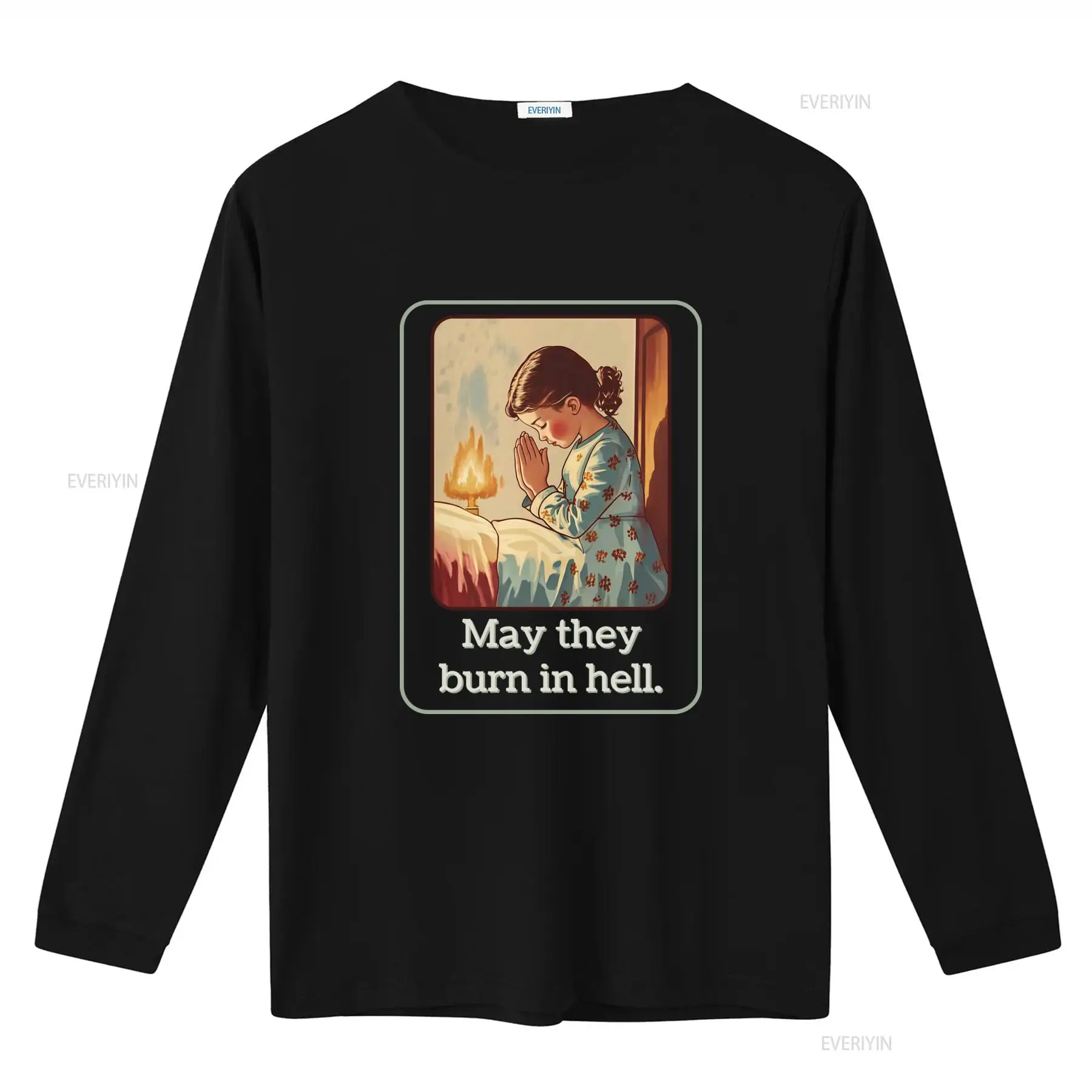 May They Burn In Hell T Shirt  – 1950S Fashion Men'S recenzja i cena