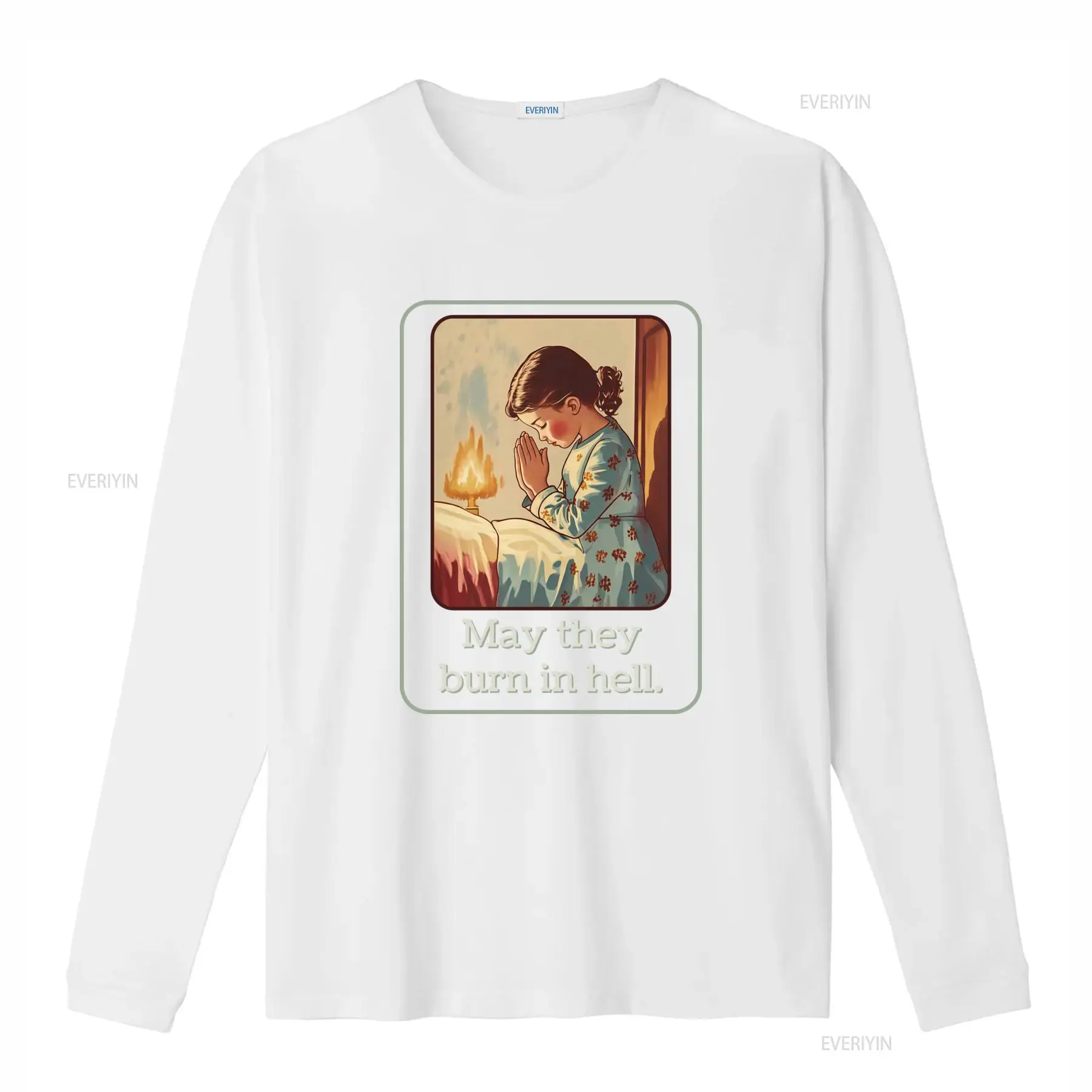 May They Burn In Hell T Shirt  – 1950S Fashion Men'S recenzja i cena