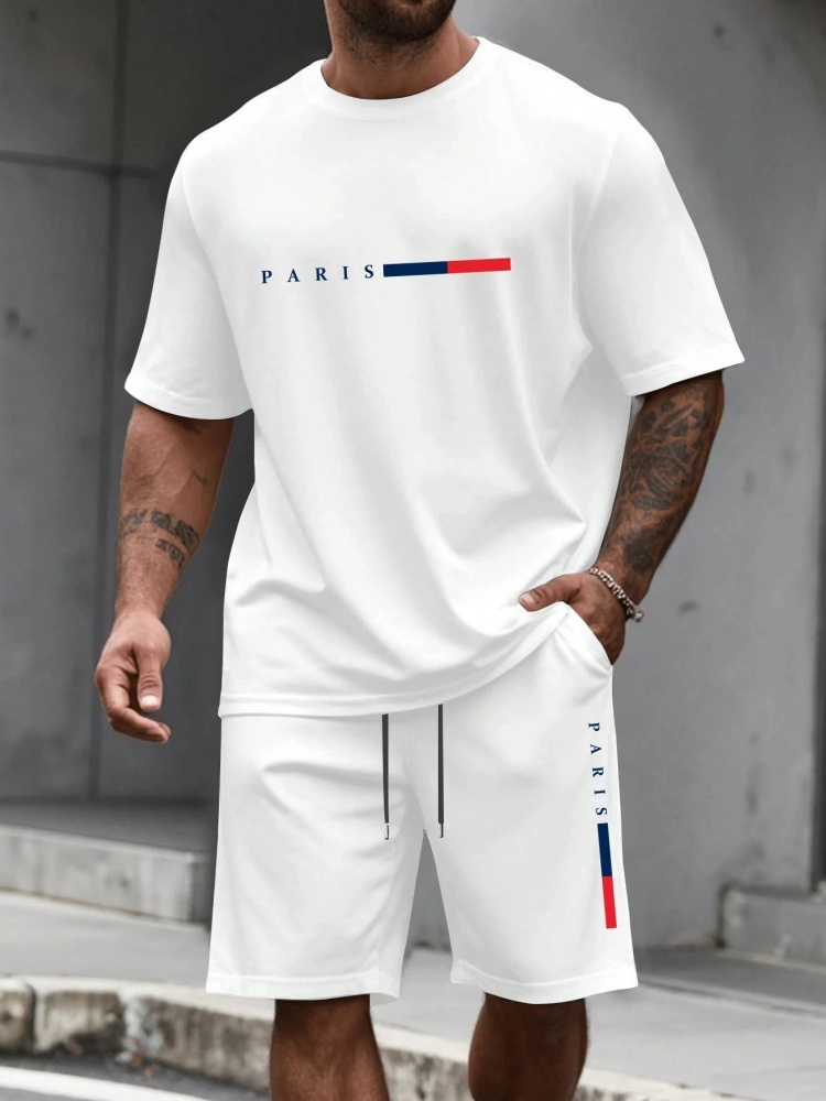 Men's Tracksuit 2 Piece ​O-nec – Men'S Fashion Undershirt recenzja i cena