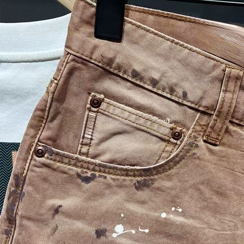 Hip-Hop Streetwear Men's Denim – Men'S Fashion Linen Pants recenzja i cena