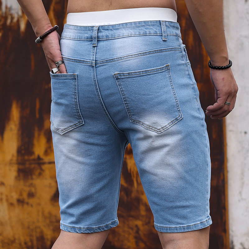 2026 Mens Stretch Denim Shorts – Men'S Fashion Linen Pants recenzja i cena