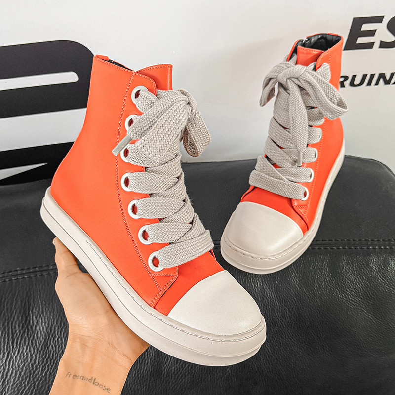 Original Pink Men High-top Sne – Mens Fashion Zip Up recenzja i cena