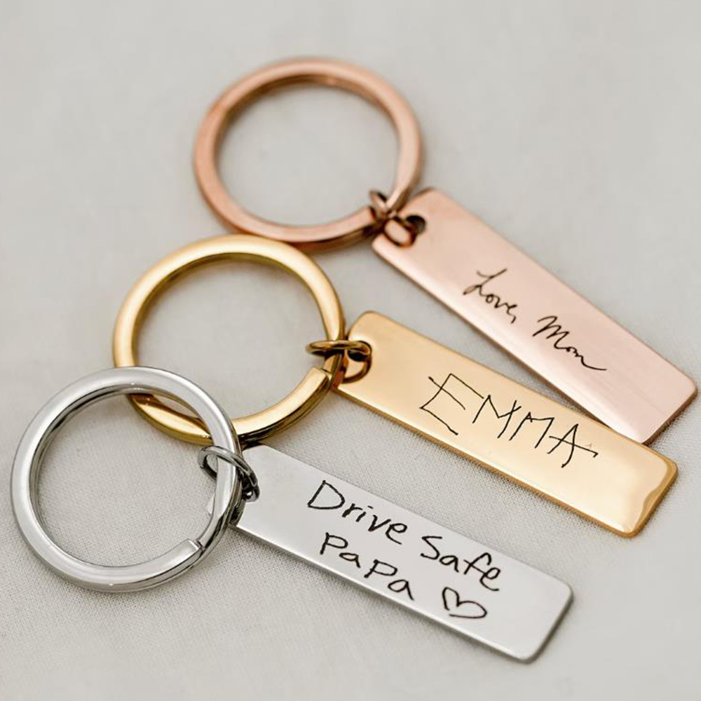 Actual handwritten key chain,  – Mens Fashion Ideas recenzja i cena