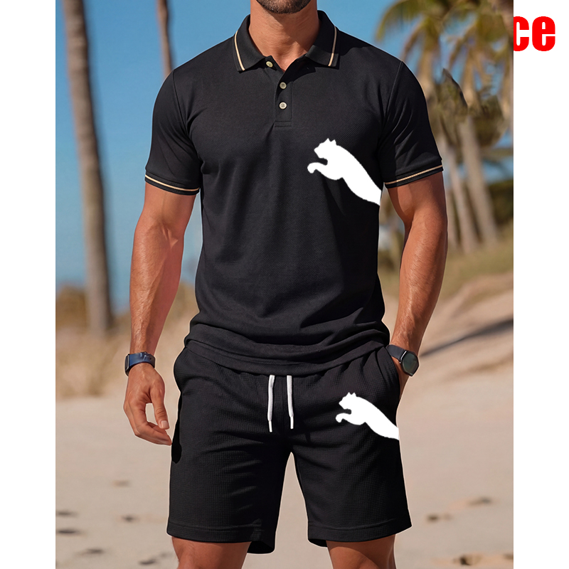 Men's Casual Short-Sleeved Pol – Men'S Fashion Polo recenzja i cena