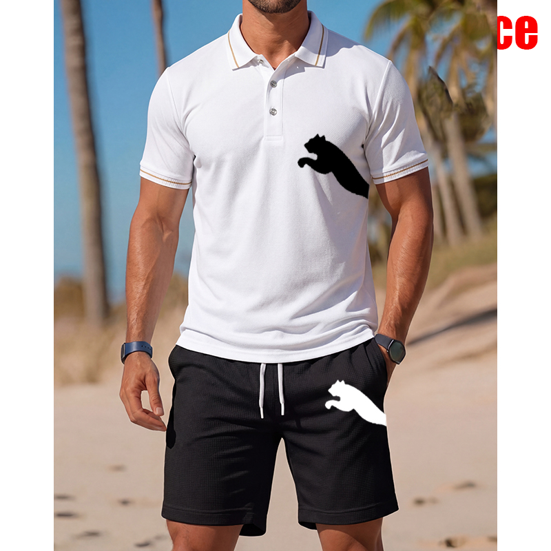 Men's Casual Short-Sleeved Pol – Men'S Fashion Polo recenzja i cena