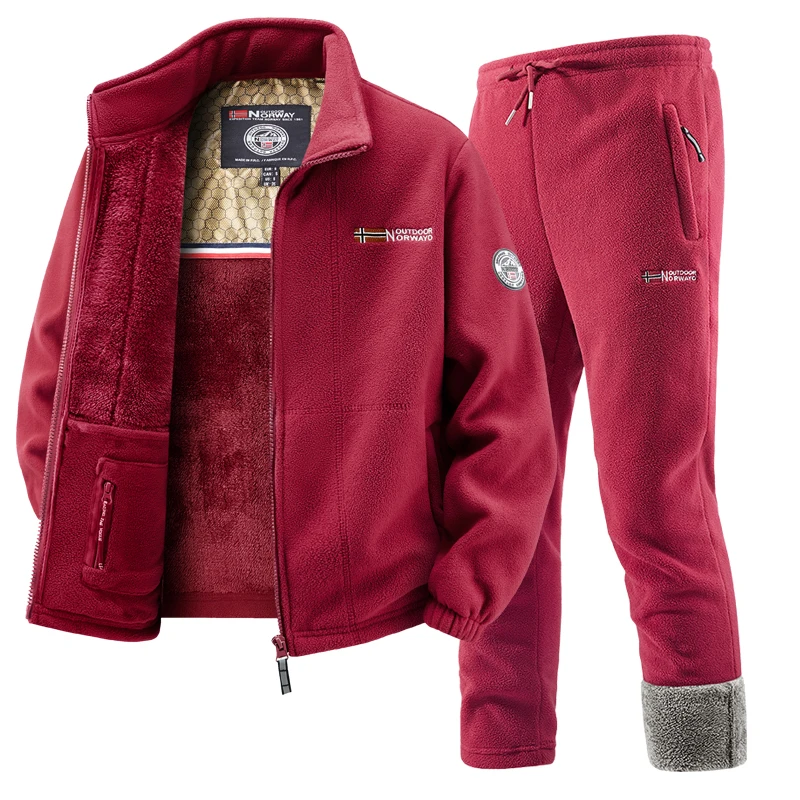 Mens Winter Fleece Tracksuit S – Mens Fashion Zip Up recenzja i cena