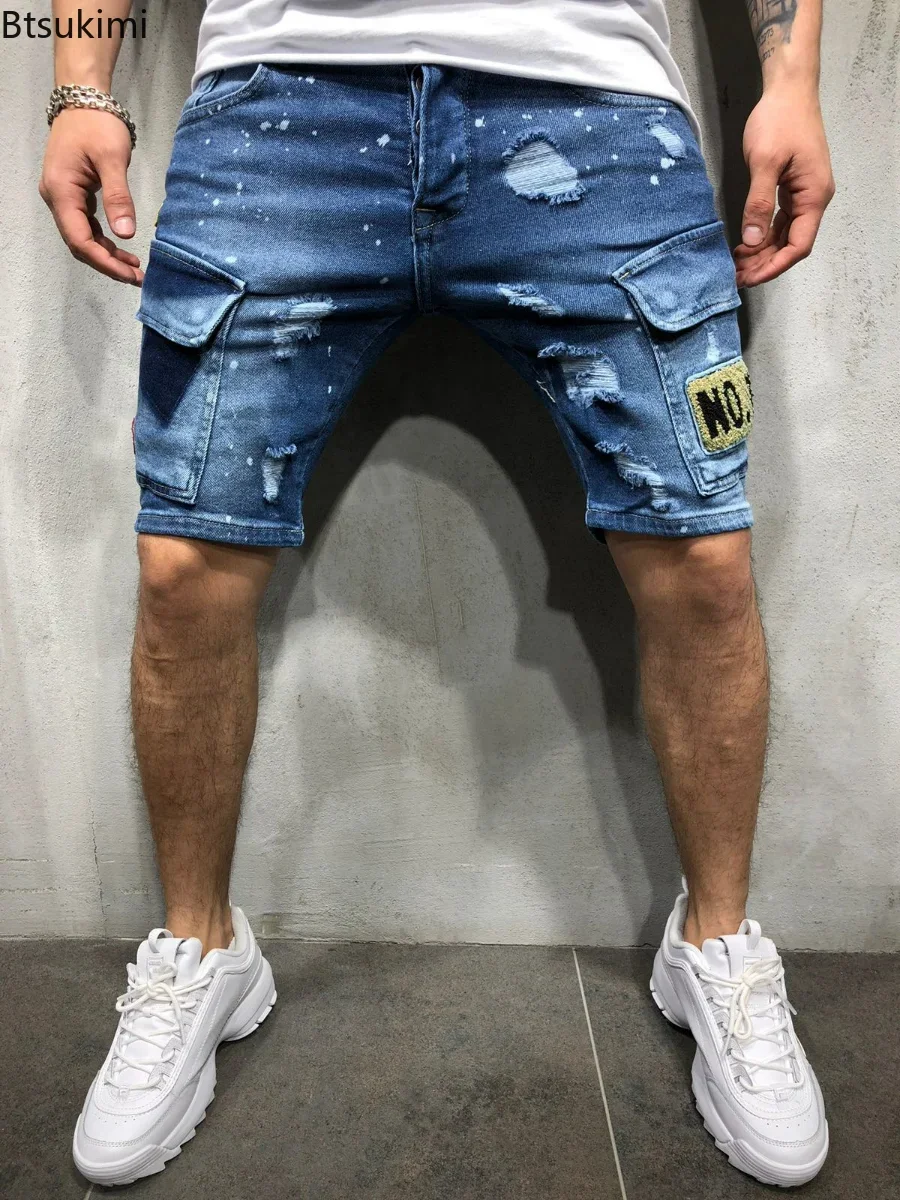 2026 Men's Summer Short Jeans  – Men'S Fashion Linen Pants recenzja i cena