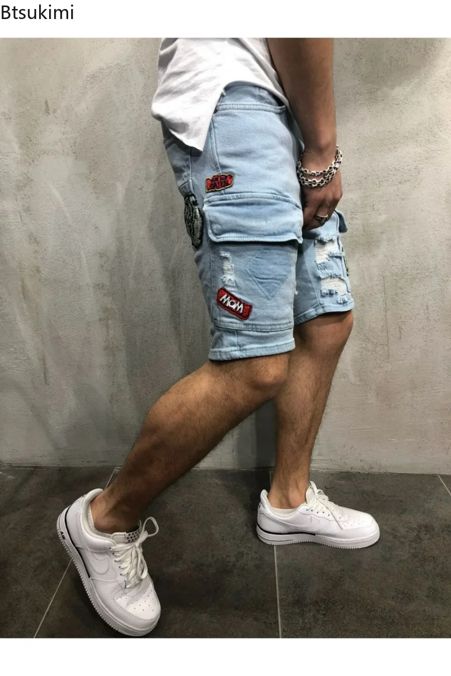 2026 Men's Summer Short Jeans  – Men'S Fashion Linen Pants recenzja i cena