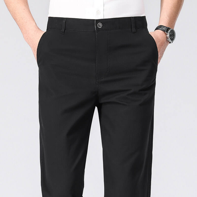 Mens Cotton Trousers Man Busin – Chino Pants Men recenzja i cena