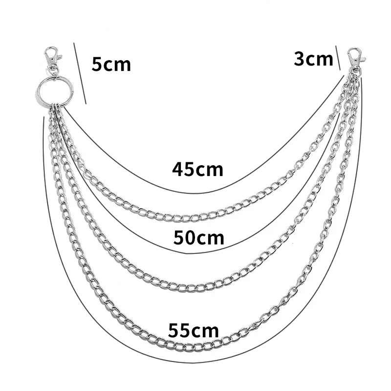 Layer Metal Belt Chain Punk Ho – Belt Mens Fashion recenzja i cena