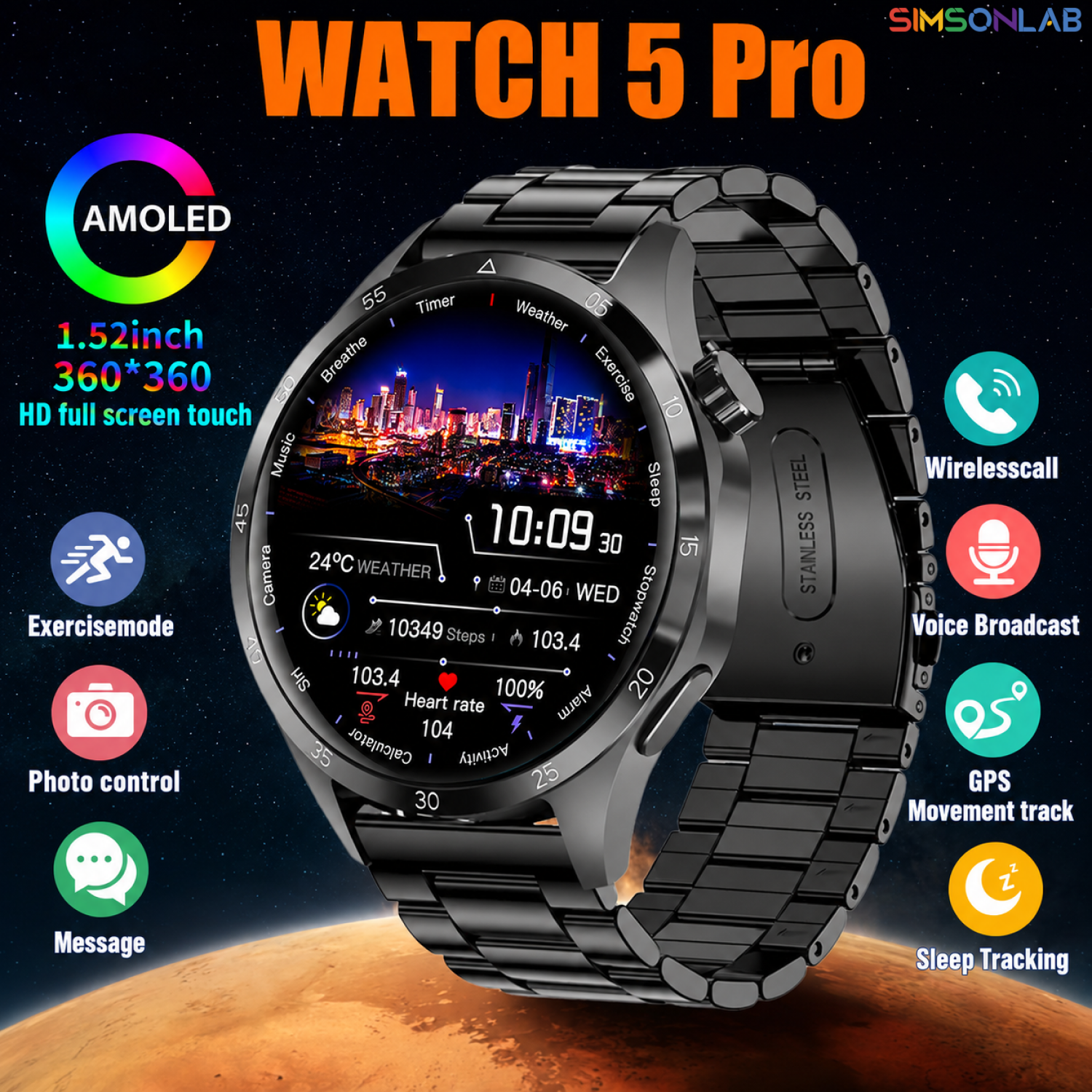 2026 Watch 5 Pro GPS Track Com – Men'S Fashion Looks 2026 recenzja i cena