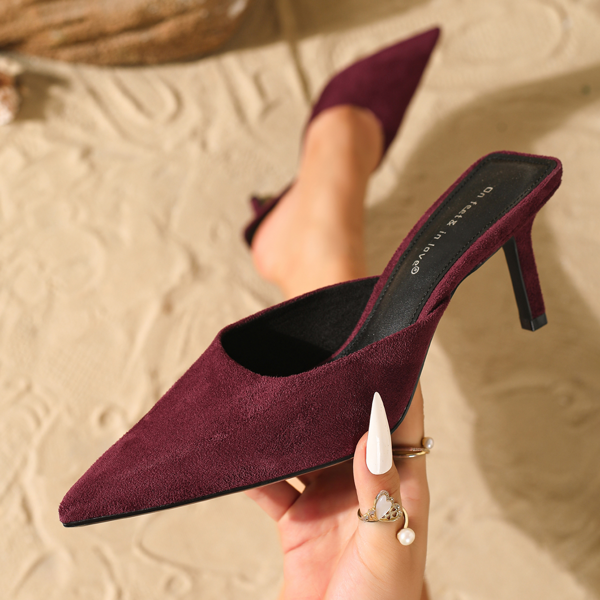 Women's fashionable suede slip – Mens Fashion Modern recenzja i cena