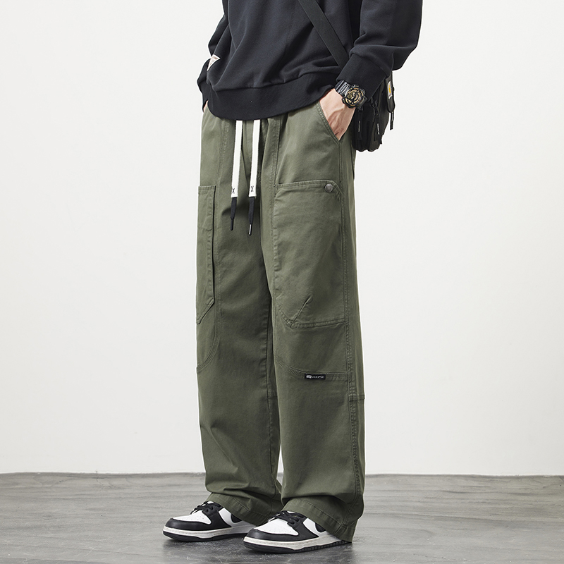 Autumn New Straight Casual Pan – Mens Fashion Cargo Pants recenzja i cena