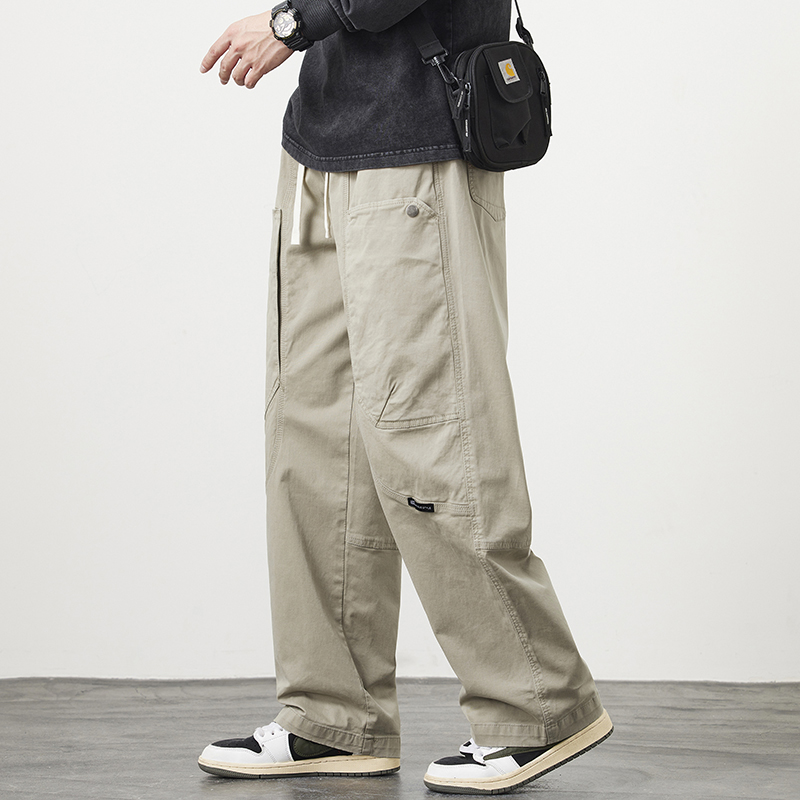 Autumn New Straight Casual Pan – Mens Fashion Cargo Pants recenzja i cena
