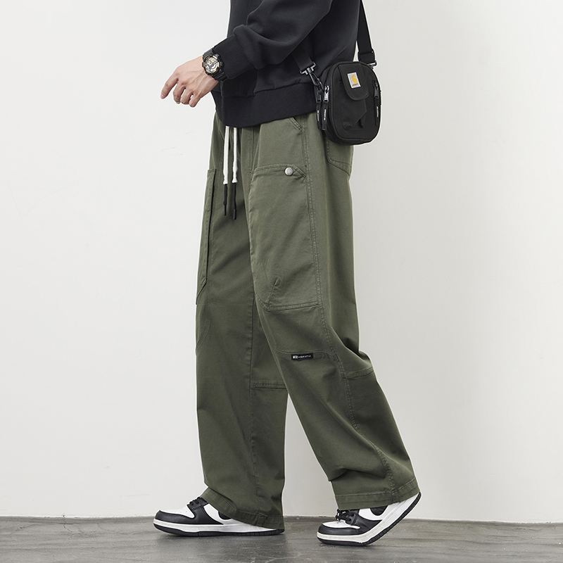 Autumn New Straight Casual Pan – Mens Fashion Cargo Pants recenzja i cena